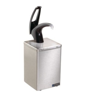 San Jamar FrontlineCountertop Pump Box System - Black Pump