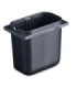 San Jamar Fountain Jar - 2 1/2 Qt - Black