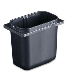 San Jamar Fountain Jar - 2 1/2 Qt - Black