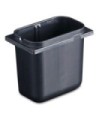 San Jamar Fountain Jar - 2 1/2 Qt - Black