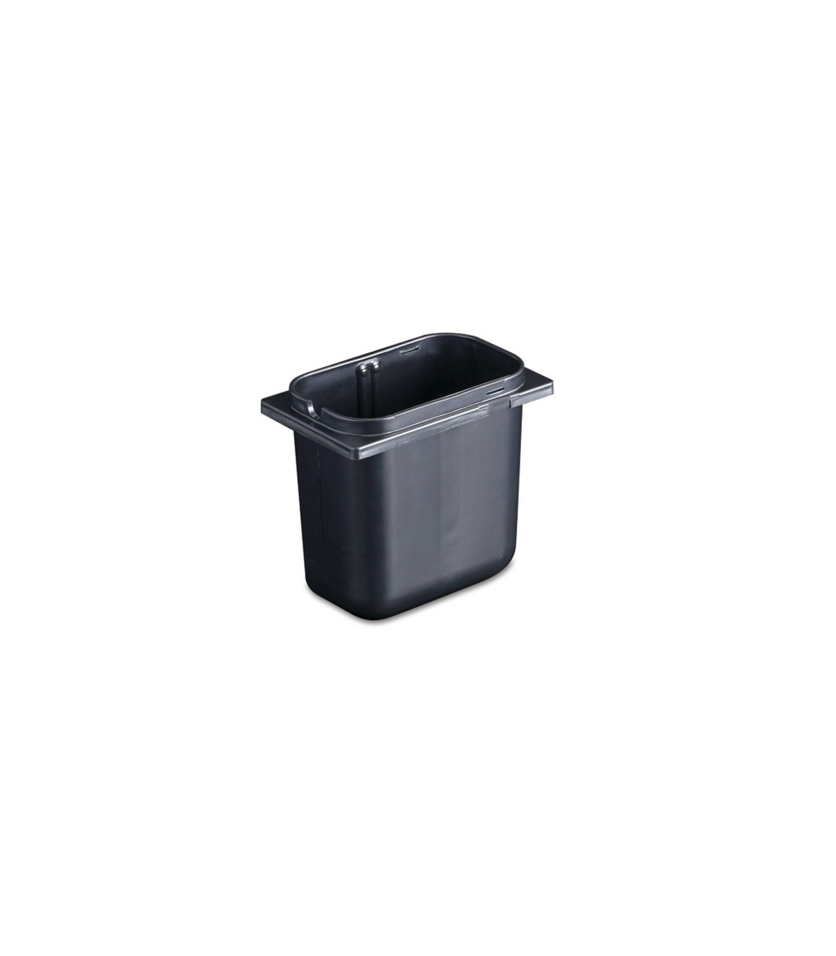 San Jamar Fountain Jar - 2 1/2 Qt - Black