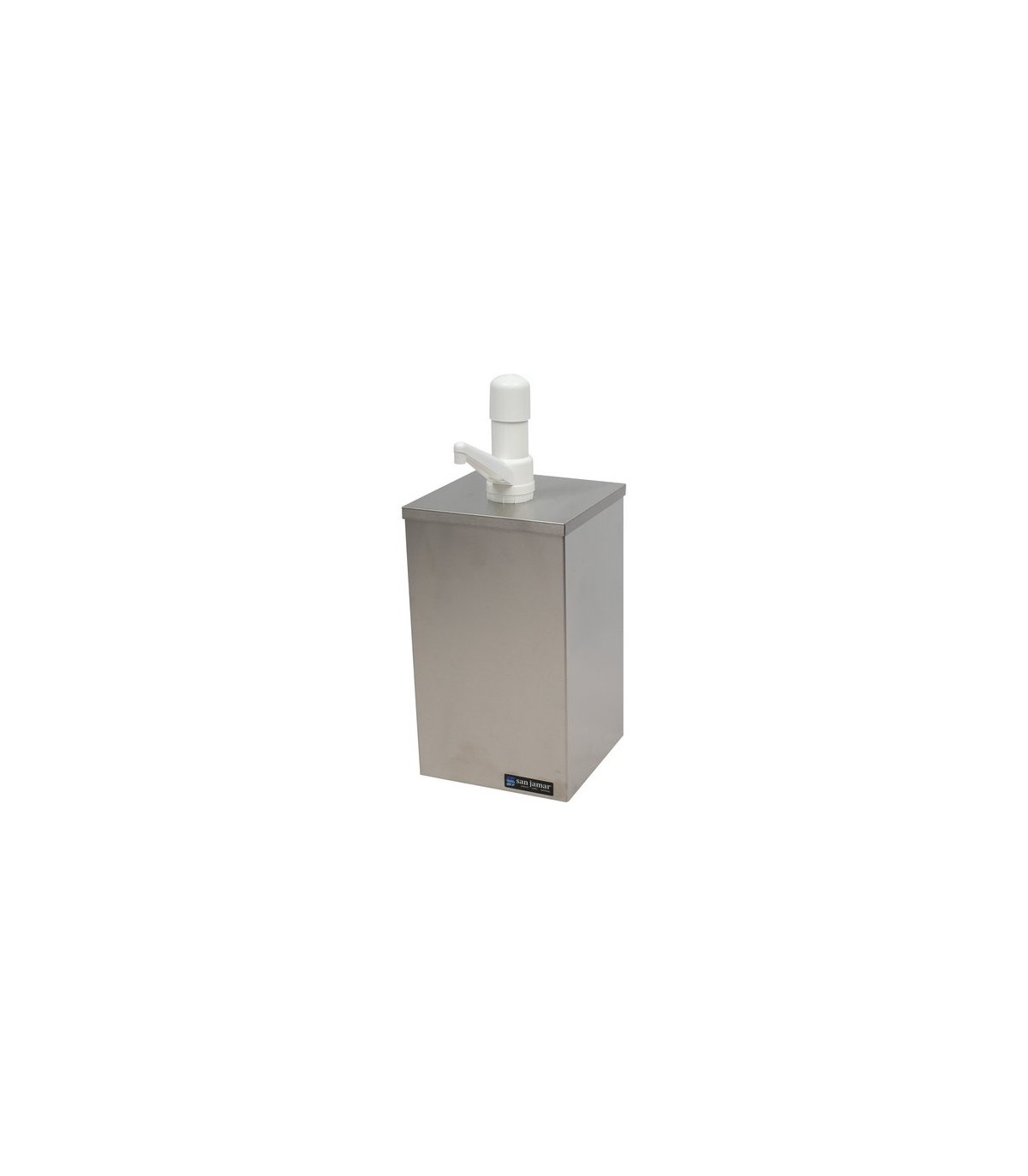 San Jamar Condiment Pump Box - 1 Gallon Jar