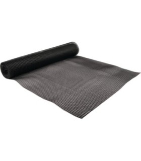 San Jamar Shelf Matting-Poly-Liner Shelf Liner 2' x 10' - Black