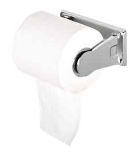 San Jamar Standard Locking Toilet Tissue Single Roll - Chrome