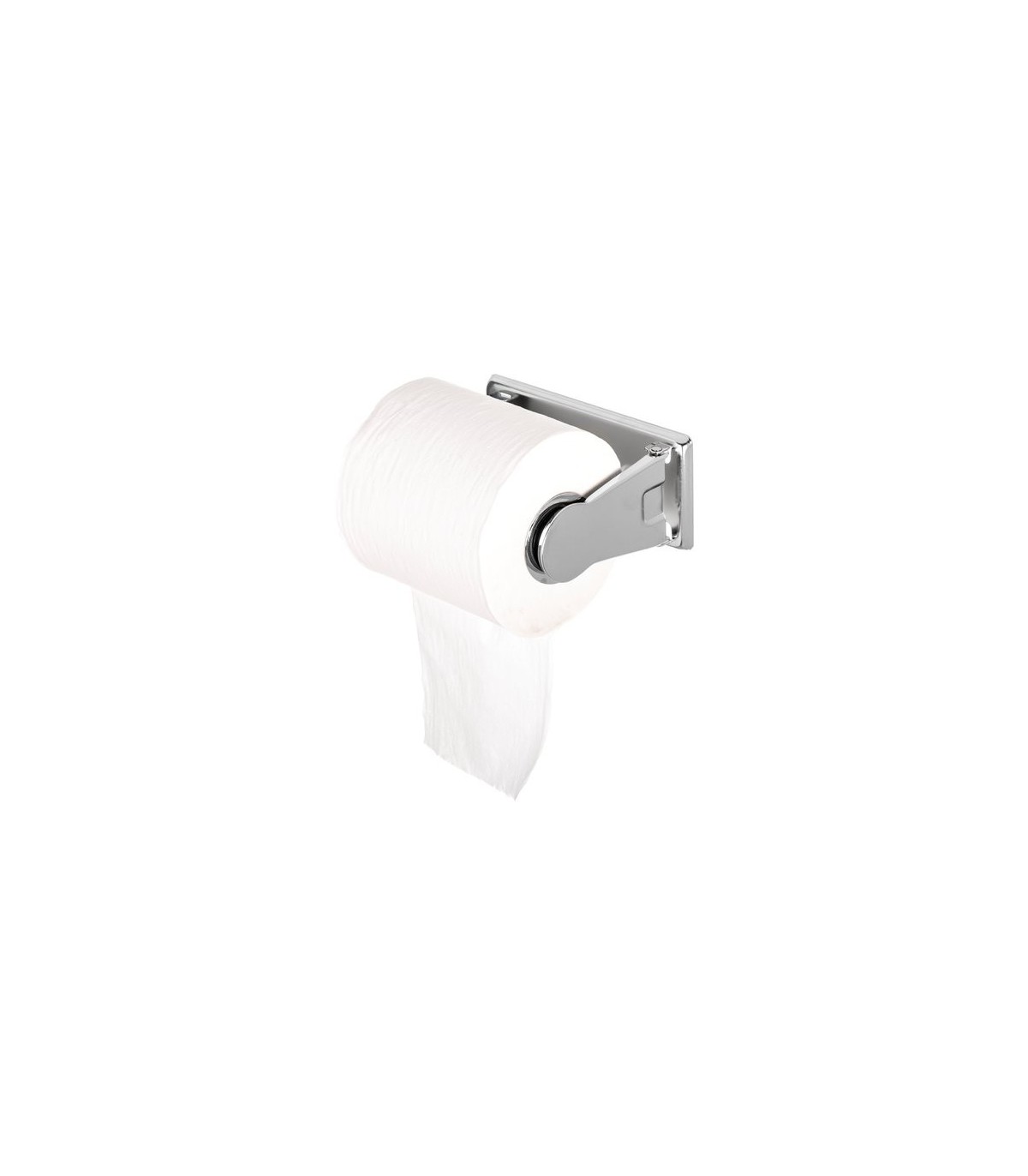 San Jamar Standard Locking Toilet Tissue Single Roll - Chrome