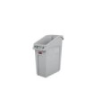 Rubbermaid FG2026695 Slim Jim Under-Counter 13G - Gray, Price Per EA