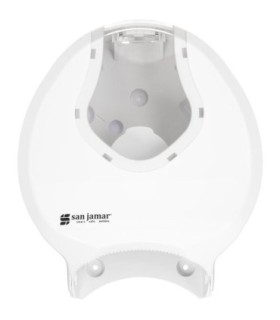 San Jamar Single 9" JBT - Summit - White/Clear