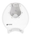 San Jamar Single 9" JBT - Summit - White/Clear