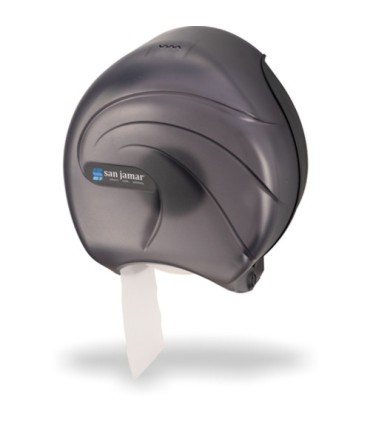 San Jamar Jumbo Tissue Dispenser-Single 9" JBT-Oceans-Black