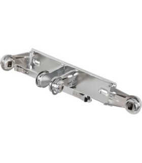 San Jamar Standard Locking Toilet Tissue Double Roll - Chrome