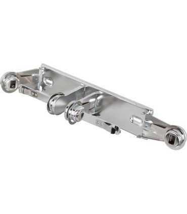 San Jamar Standard Locking Toilet Tissue Double Roll - Chrome