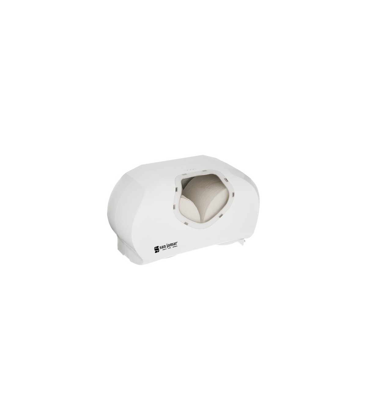 San Jamar Versatwin - SUMMIT - White/Clear