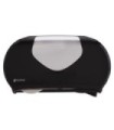 San Jamar Jumbo Tissue Dispenser-Twin 9"JBT-Summit - Black/SSS
