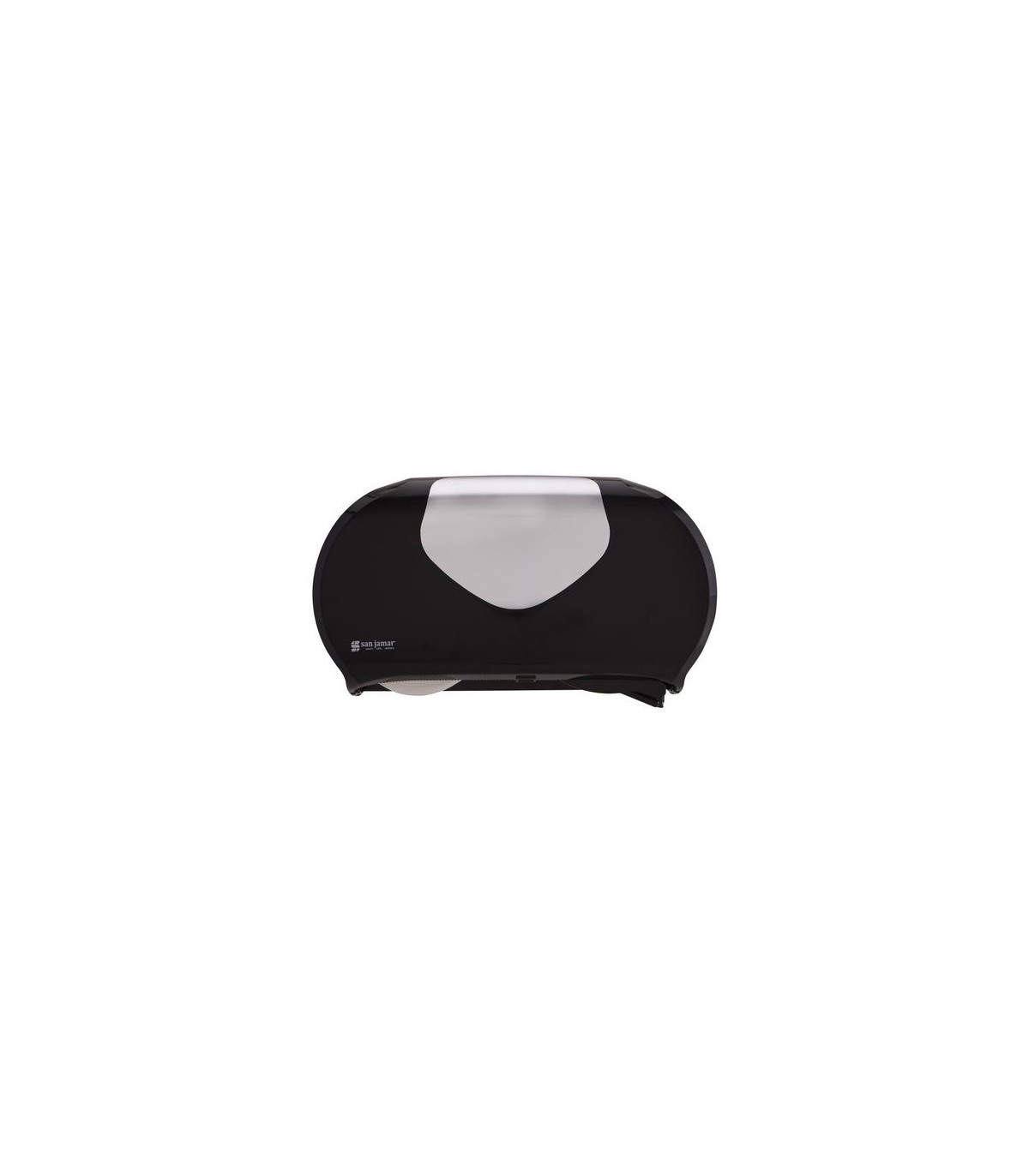 San Jamar Jumbo Tissue Dispenser-Twin 9"JBT-Summit - Black/SSS