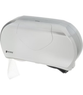 San Jamar Jumbo Tissue Dispenser-Twin 9" JBT - Summit- Stainless