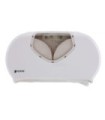 San Jamar Jumbo Tissue Dispenser-Twin 9" JBT -Summit-White/Clear