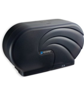 San Jamar Jumbo Tissue Dispenser-Twin 9" JBT-Oceans-Black