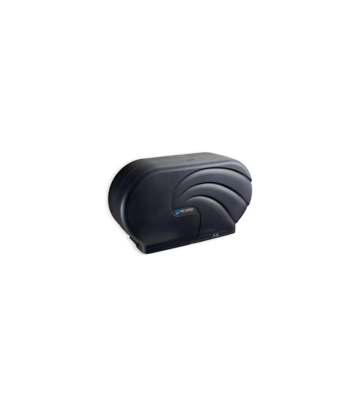 San Jamar Jumbo Tissue Dispenser-Twin 9" JBT-Oceans-Black