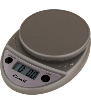 San Jamar Round Digital Scale 11 Lb / 5 Kg - Metallic