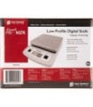 San Jamar Low-Profile Digital Kitchen Scale 13 Lb/6Kg-Gray