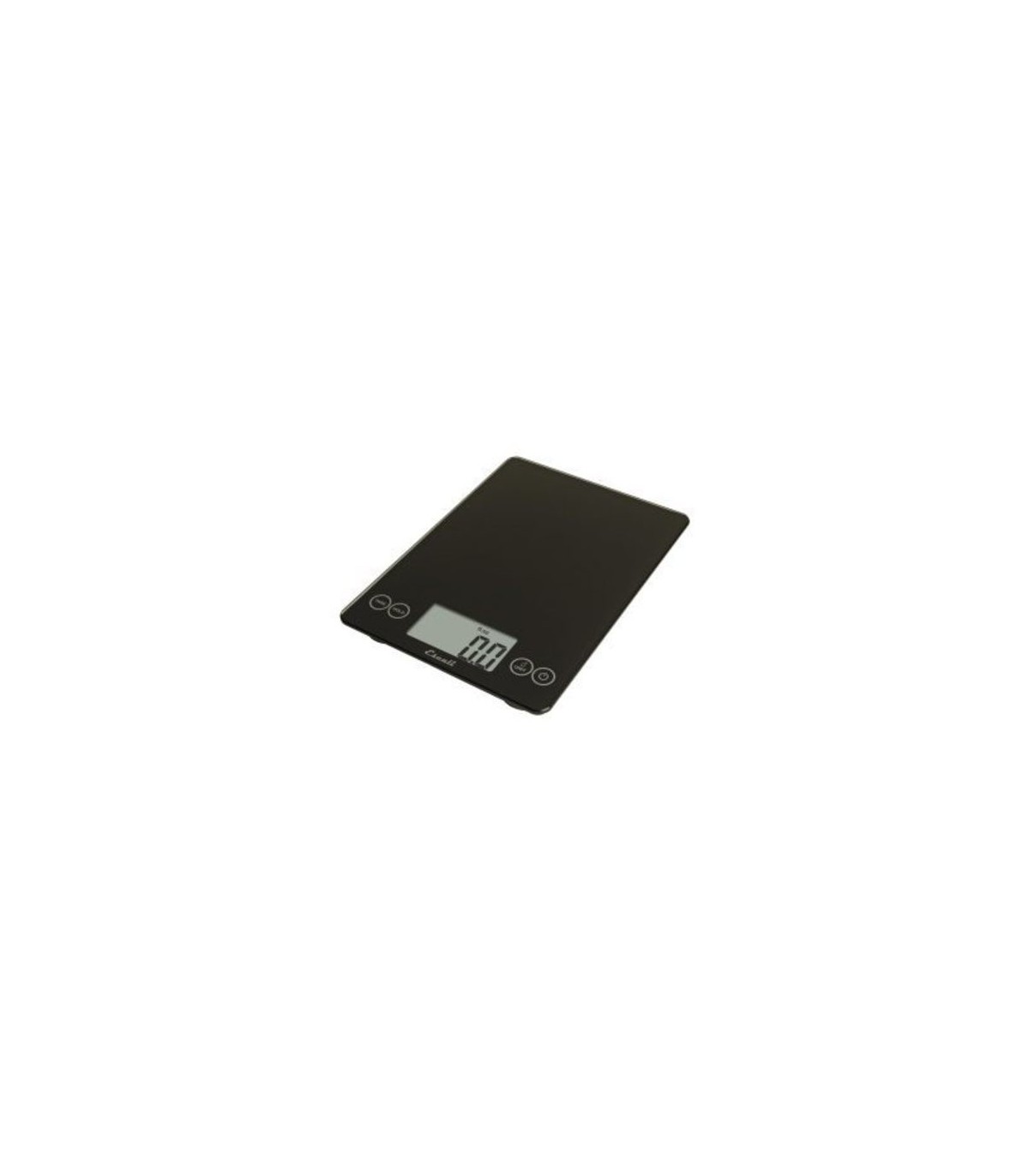 San Jamar Glass Digital Scale, 15 lLb / 7 Kg - Black