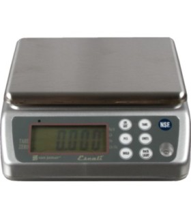 San Jamar Wash Down Digital Scale, 33 lbs / 15kg x1g