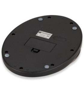 San Jamar Round Professional Digital Scale 11 Lb / 5 Kg - Black