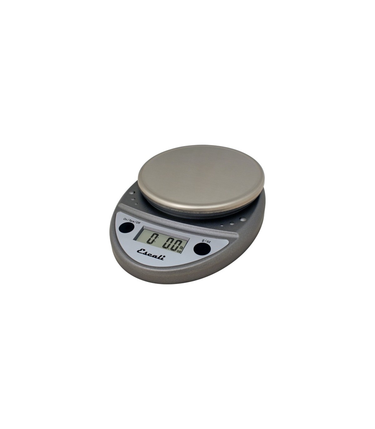 San Jamar Round Professional Digital Scale 11 Lb/5 Kg - Metallic