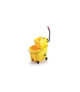 Rubbermaid FG2031764 SOP: Wave Brake 2.0 - Sidepress Combo 35qt w/Drain-Yel, Price Per EA - FG2031764 -  - [unit price]