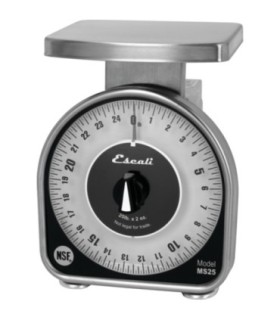 San Jamar Mechanical Dial Scale, 25 Lb
