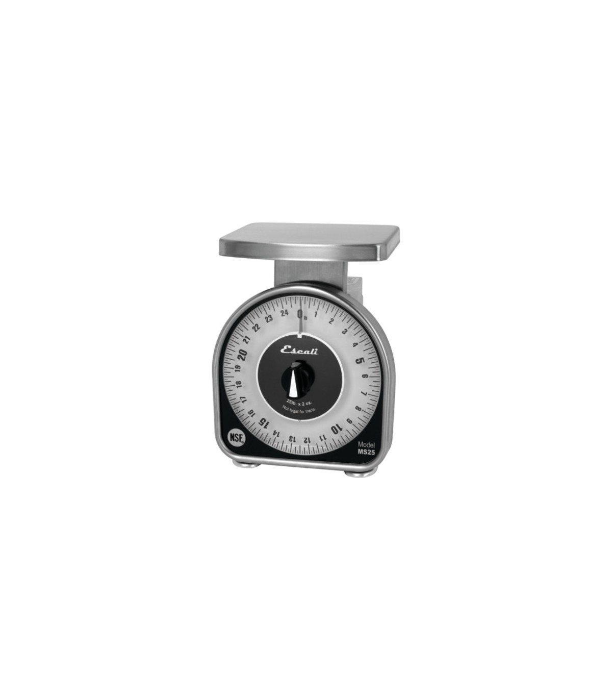 San Jamar Mechanical Dial Scale, 25 Lb
