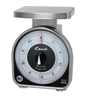 San Jamar Mechanical Dial Scale, 5 Lb / 80 Oz