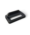 Rubbermaid FG2031801 Final Sale: Slim Jim Horizontal Lid Open Top - Black, Price Per EA
