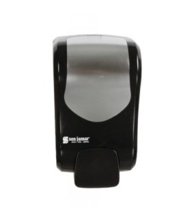 San Jamar Soap Dispenser - Bulk Foam Soap 825 mL - Black/SS Look