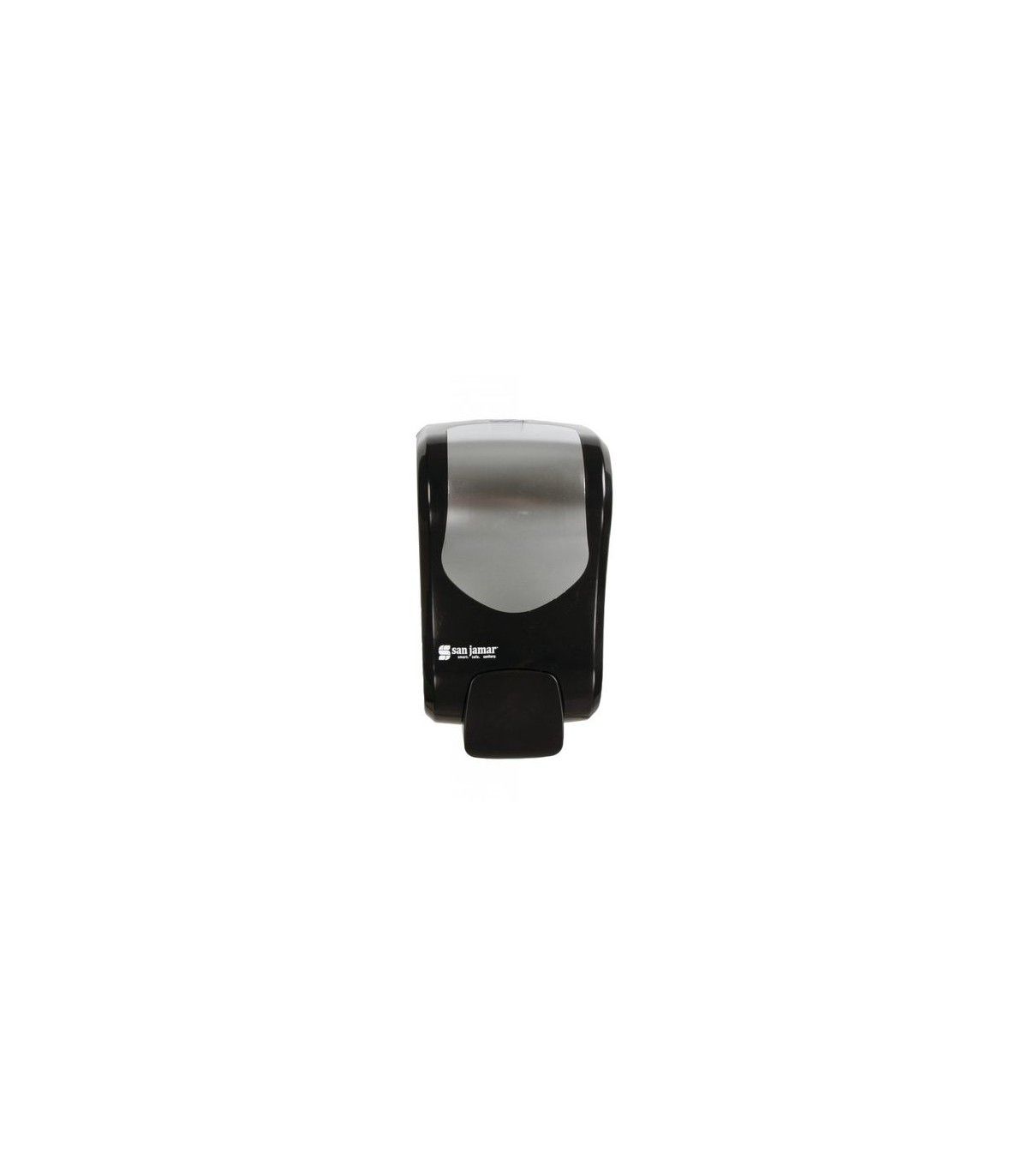 San Jamar Soap Dispenser - Bulk Foam Soap 825 mL - Black/SS Look