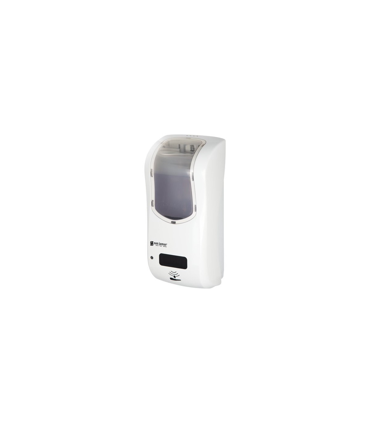 San Jamar Hybrid Soap Dispenser - Bulk 900 ml - White/Clear