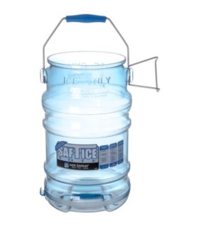 San Jamar Saf-T-Ice Tote - 6 Gallons