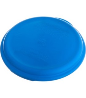 San Jamar Saf-T-Ice Tote Snap Tight Lid - Blue