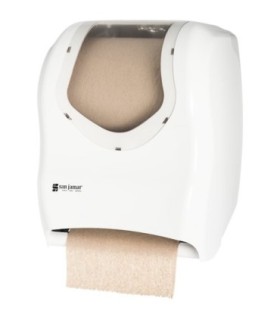 San Jamar Tear-N-Dry - Electronic Touchless - Summit - Wht/Clear