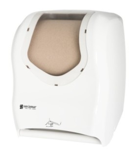 San Jamar Smart System w/IQ Sensor - Summit - White / Clear