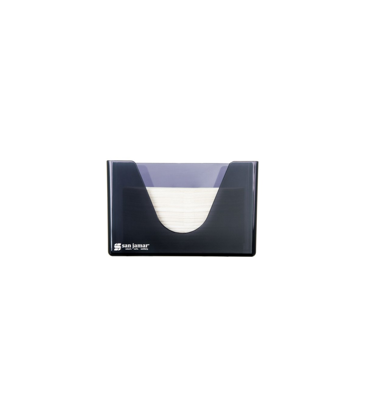 San Jamar Folded Towel- Countertop Towel - Black
