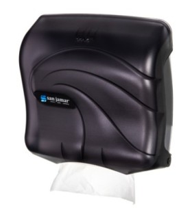 San Jamar Multifold/C-Fold Towel - Oceans - Black