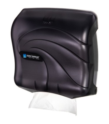 San Jamar Multifold/C-Fold Towel - Oceans - Black