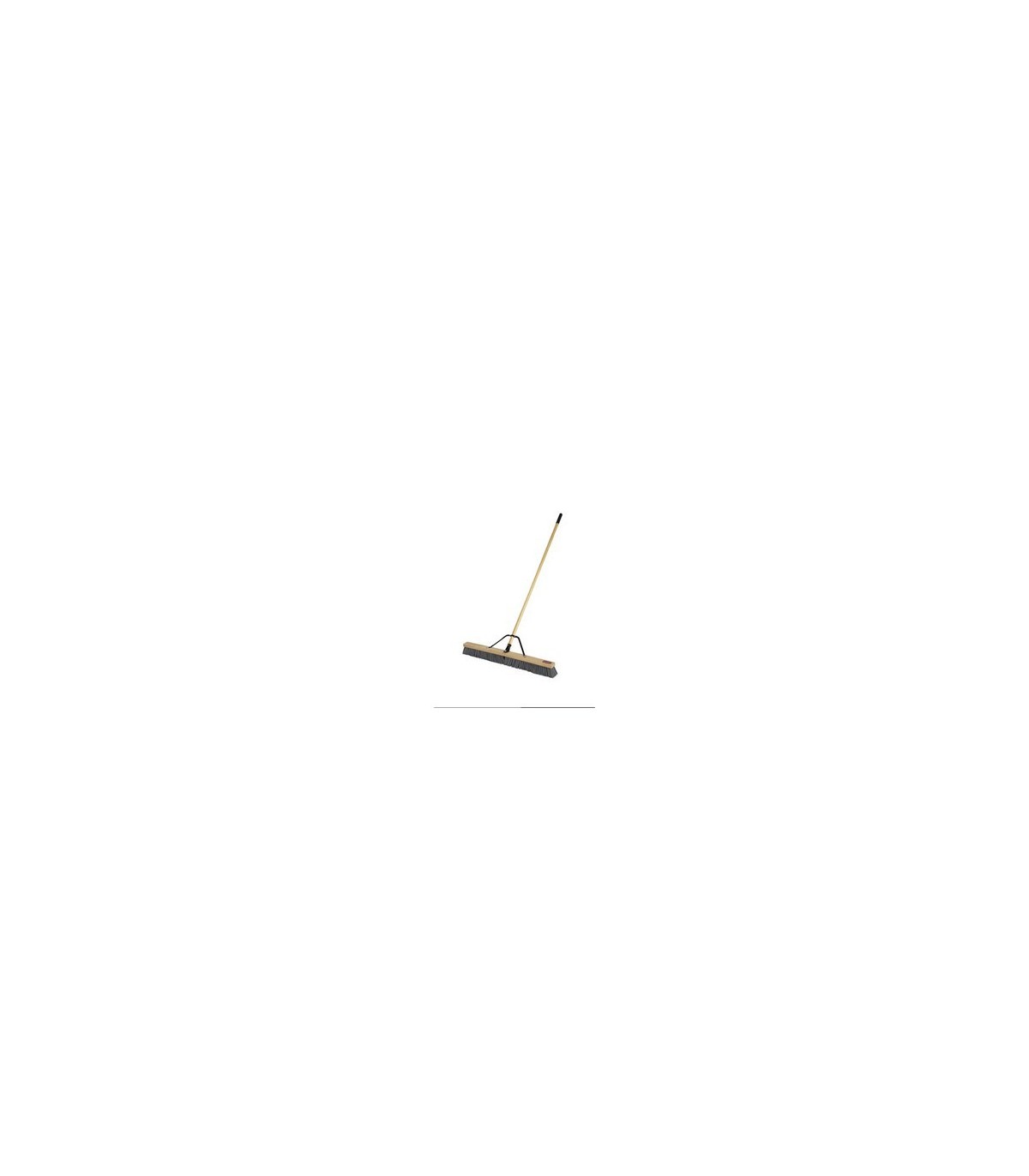 Rubbermaid FG2040044 SOP: PB-36" Medium PP Bristle - Wood Block & 1 1/8"Handle, Price Per EA - FG2040044 -  - [unit price]