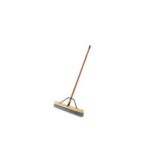 Rubbermaid FG2040047 Final Sale: PB-24" Medium PP Bristle Blk&Hdl Ass-Wood, Price Per EA - FG2040047 -  - [unit price]