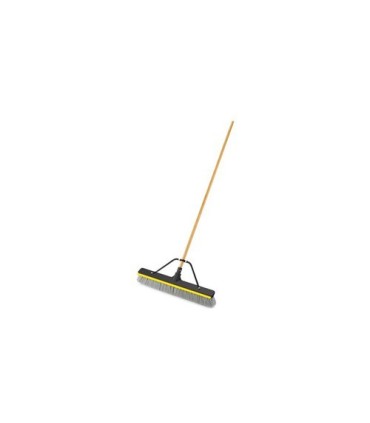 Rubbermaid FG2040048 Final Sale: PB-24" MS Bristle w/Squeegee Blk&Hdl-Black, Price Per EA - FG2040048 -  - [unit price]