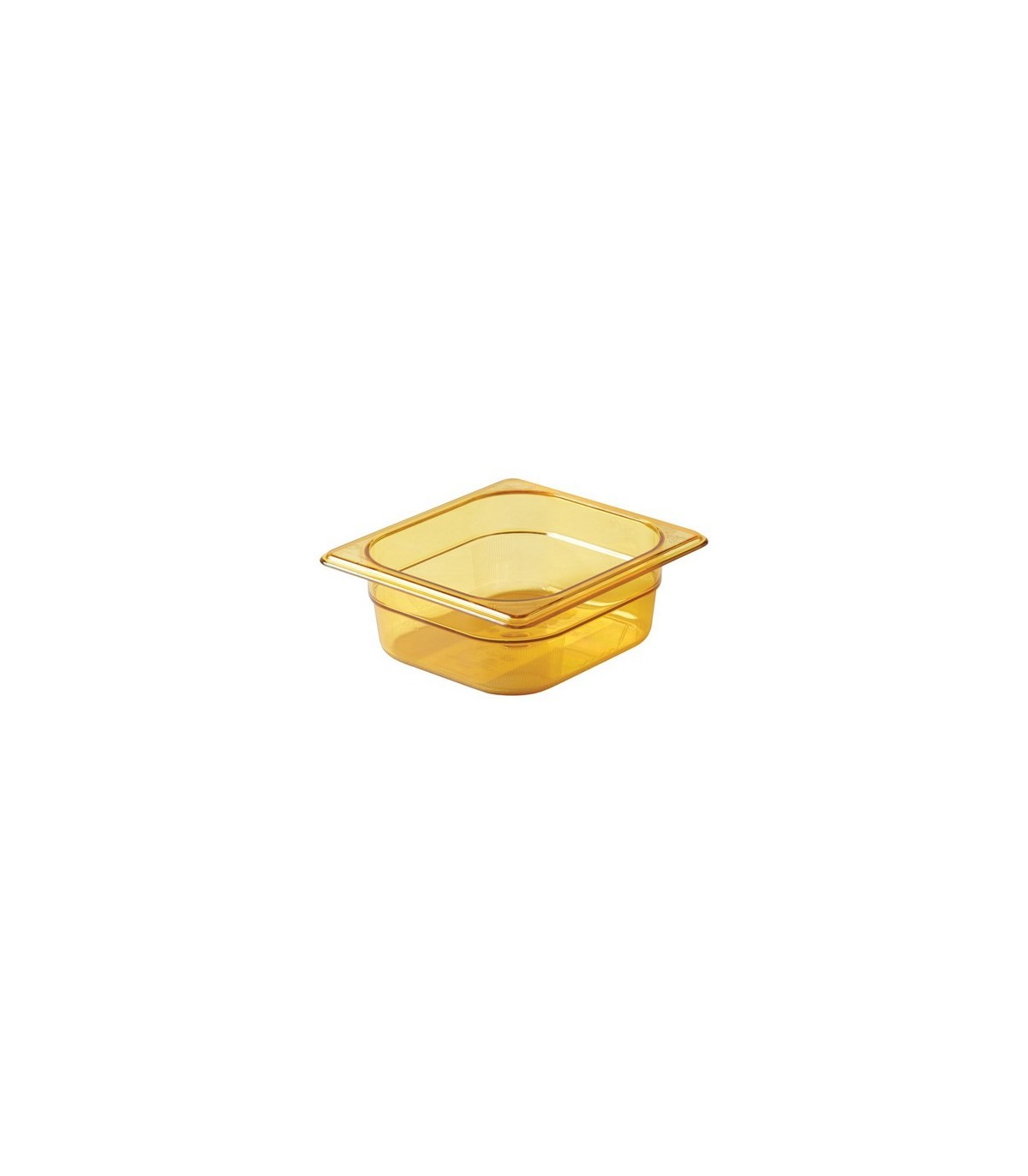 Rubbermaid FG204P00AMBR Final Sale: Food Pan - Hot 1/6 Size - 2.5" Depth-Amber, Price Per EA - FG204P00AMBR -  - [unit price]