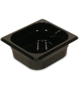 Rubbermaid FG204P00BLA Final Sale: Hot Food Pan - 1/6 Size - 2 1/2" Depth - Bl, Price Per EA - FG204P00BLA -  - [unit price]