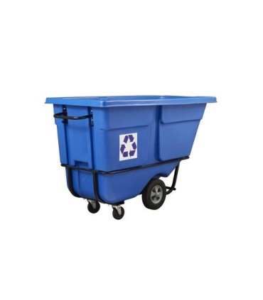 Rubbermaid FG2089826 SOP: Truck - Tilt S-Duty 1250lbs/1cuyd w/Recycle-Blue[1315], Price Per EA - FG2089826 -  - [unit price]