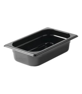 Rubbermaid FG210P00BLA Final Sale: Hot Food Pan - 1/4 Size - 2 1/2" Depth - Bl, Price Per EA - FG210P00BLA -  - [unit price]